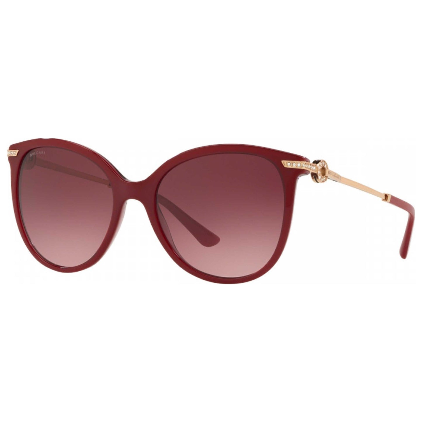 Front view of Bulgari Fashion Women's Sunglasses BV8201B-54328H-55