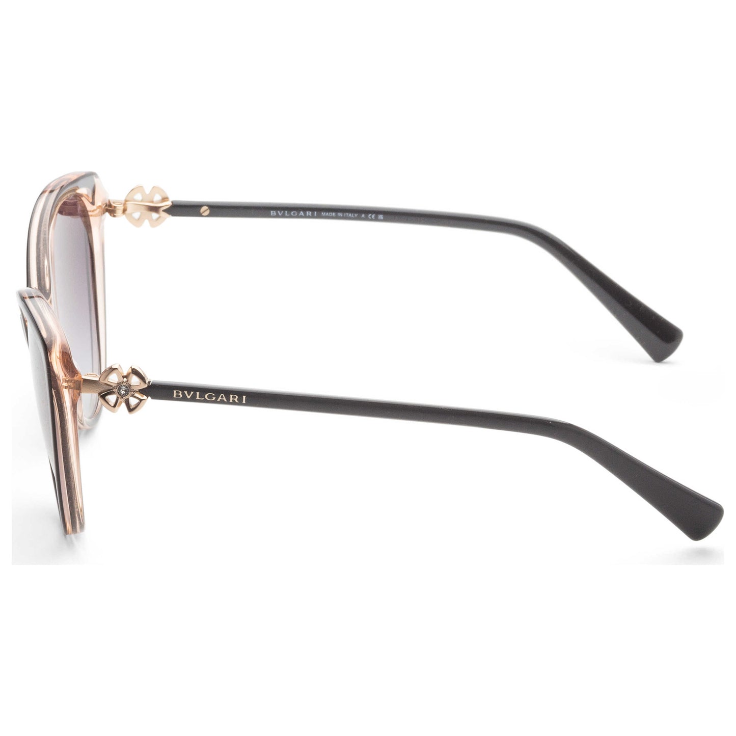 Left view of Bulgari Fashion Women's Sunglasses BV8246B-55168G