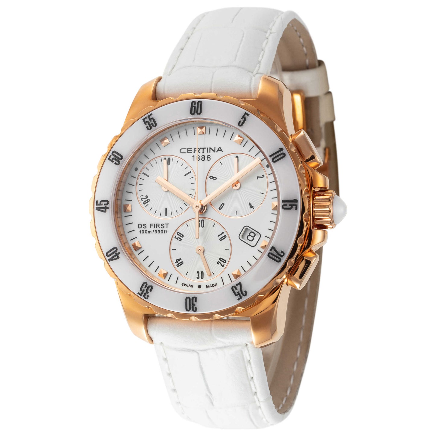 Front view of Certina DS First Lady Women's Quartz Watch C0142173601100