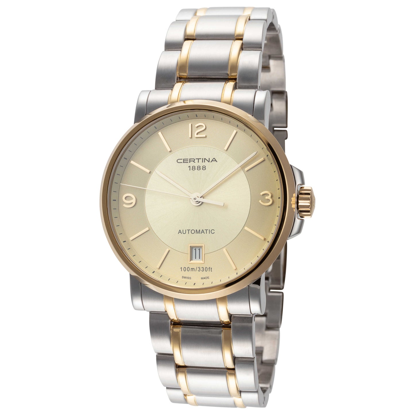 Front view of Certina DS Caimano Men's Automatic Watch C0174072202700