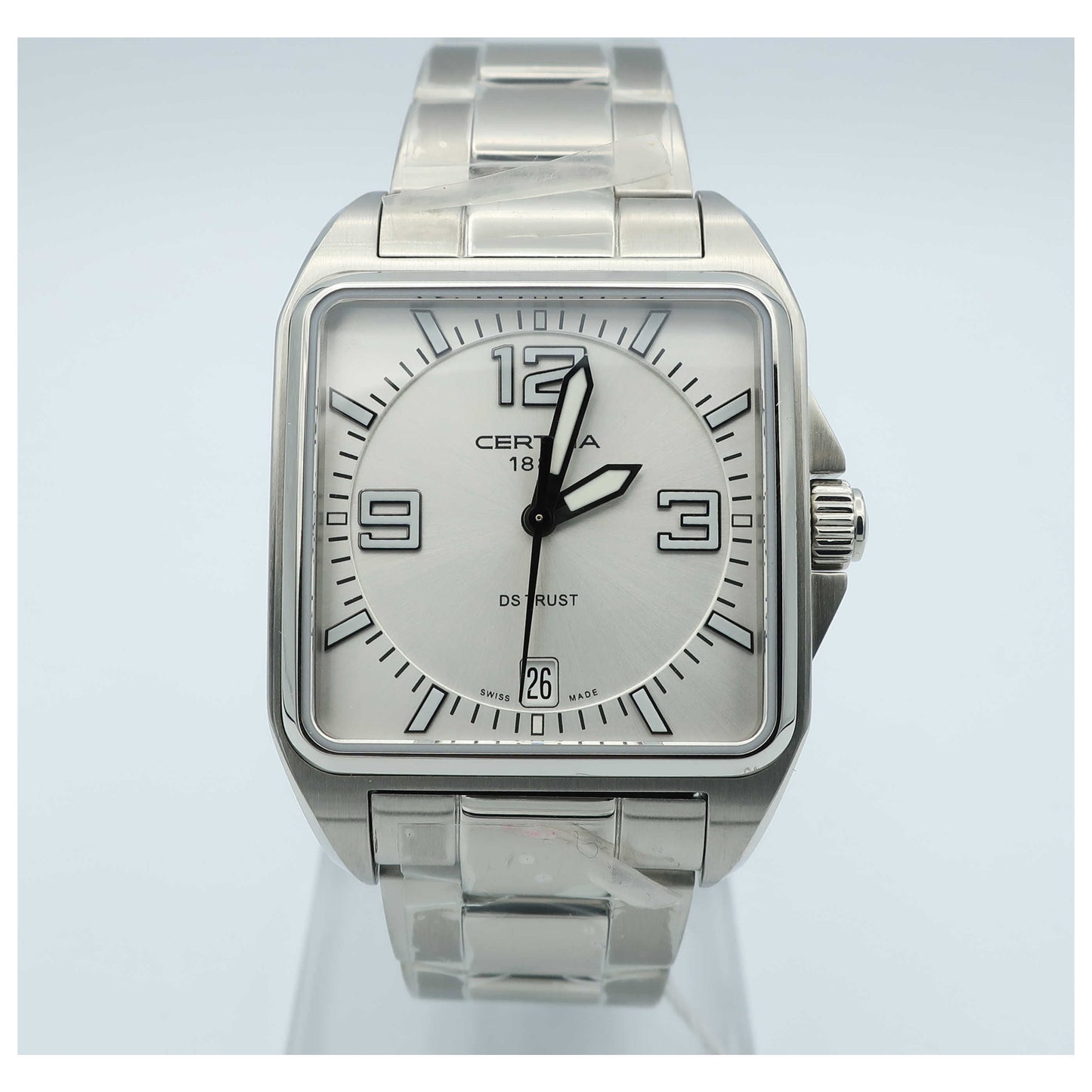 Front view of Certina DS Trust Men's Swiss Quartz (Battery-Powered) Watch C019-510-11-03700-SD