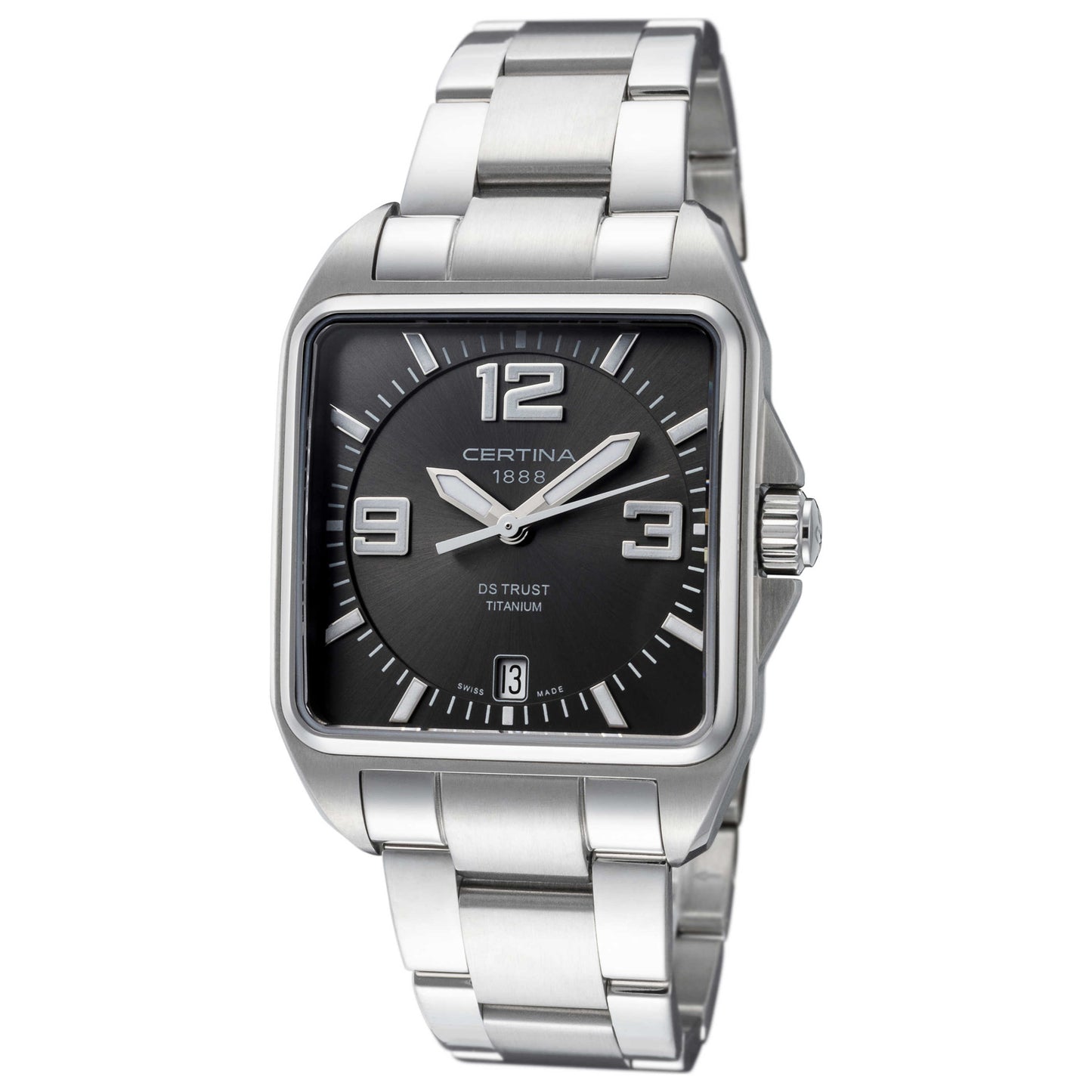 Front view of Certina DS Trust Men's Quartz Watch C0195104408700