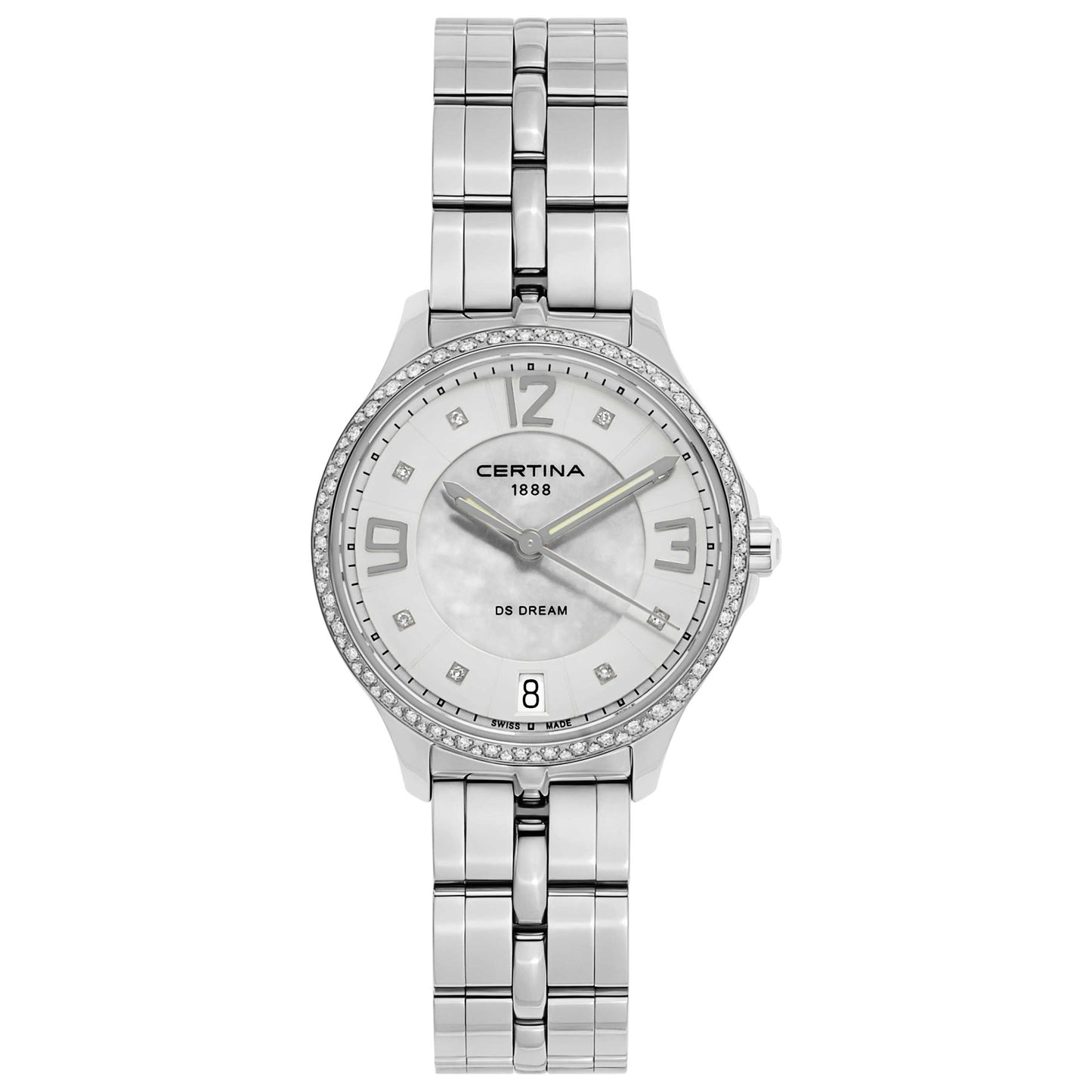 Front view of Certina DS Dream Women's Swiss Quartz (Battery-Powered) Watch C021-210-61-116-00