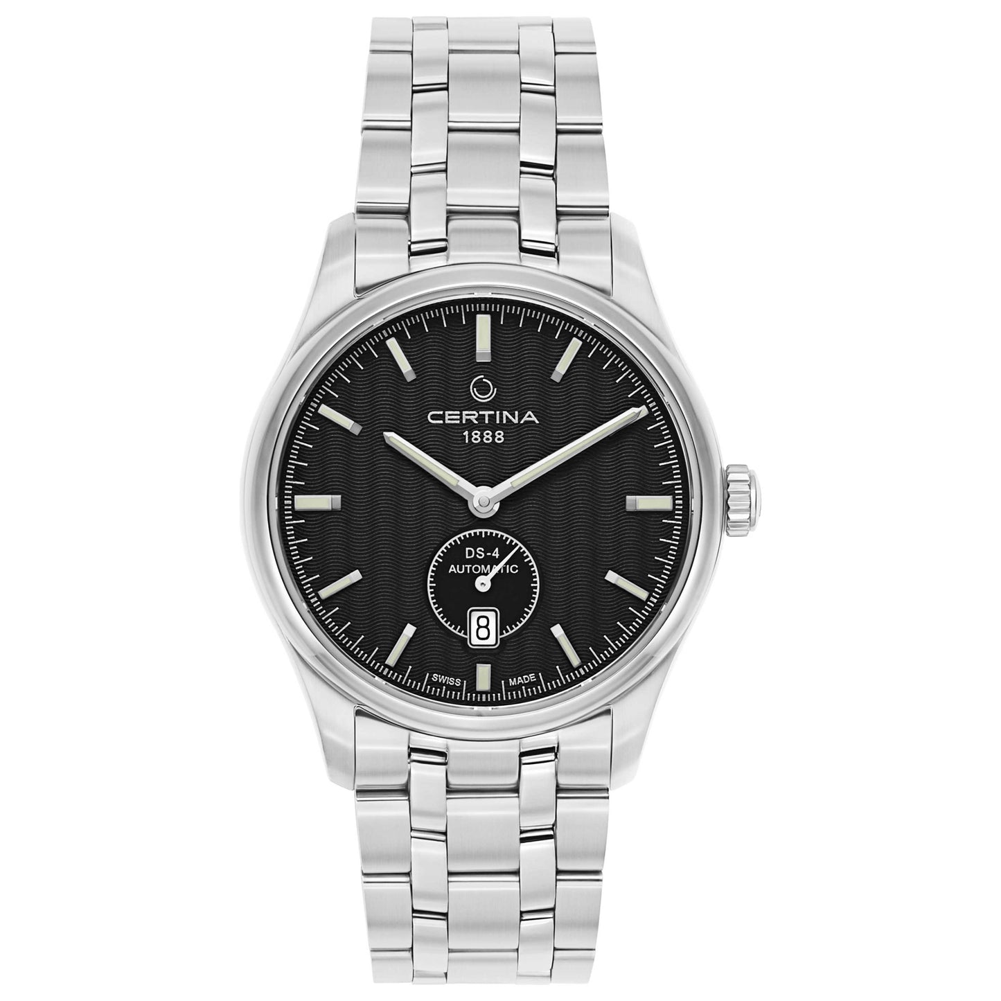Front view of Certina DS 4 Men's Automatic Watch C022-428-11-051-00