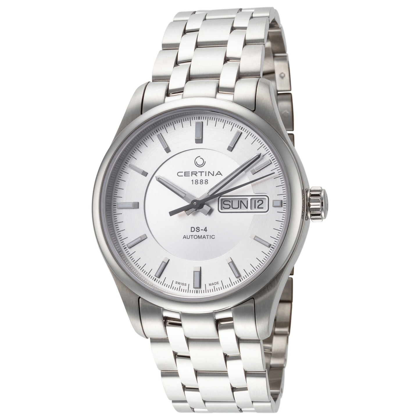 Front view of Certina DS-4 Men's Automatic Watch C0224301103100