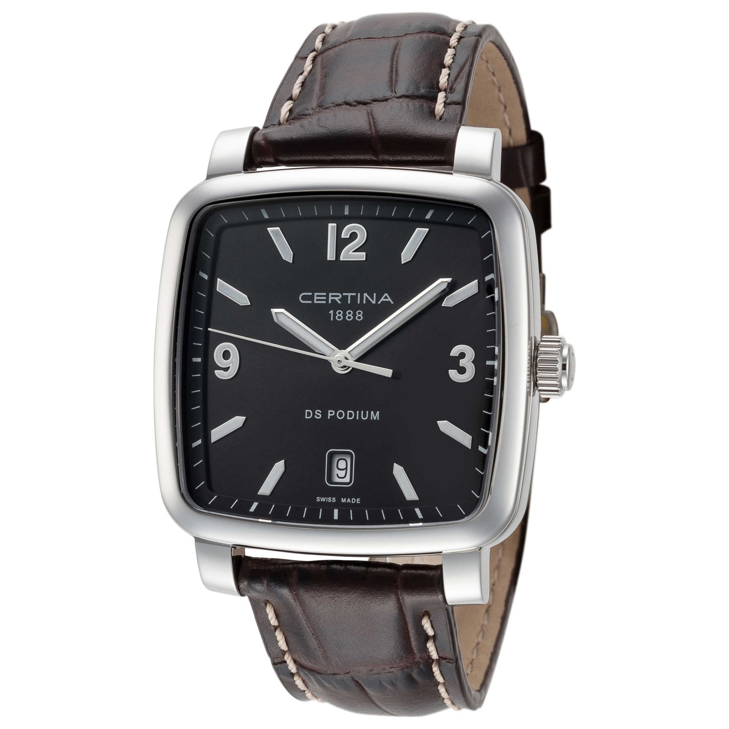 Front view of Certina DS Podium Unisex Quartz Watch C0255101605701