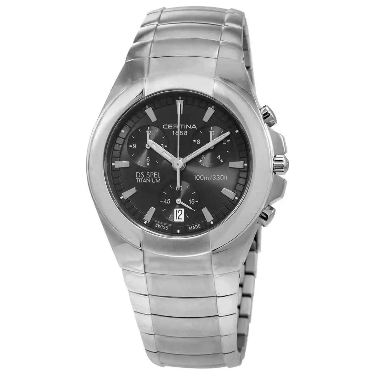 Front view of Certina DS Spel Men's Quartz Watch C54171551261