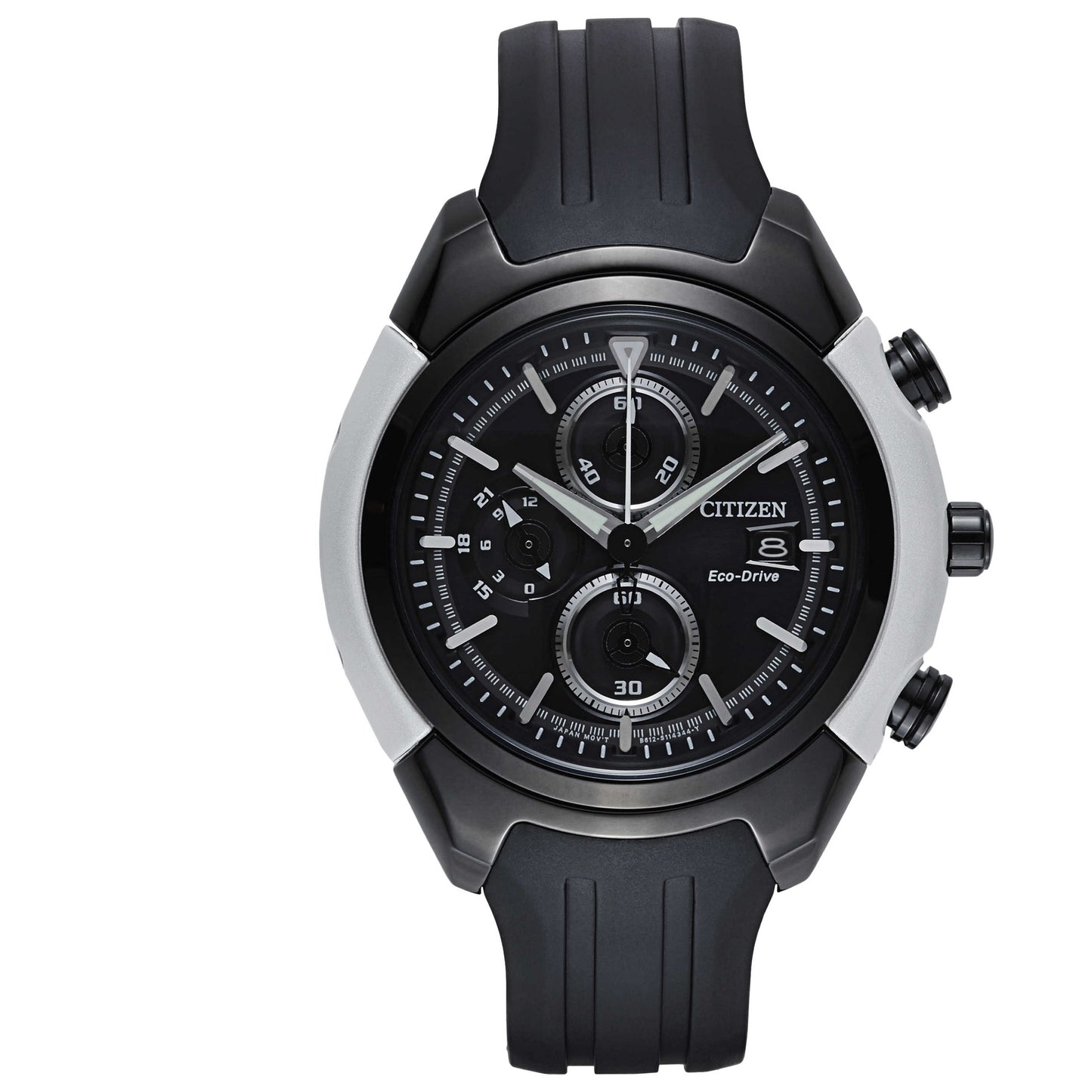 Front view of Citizen Eco-Drive Men's Solar Powered Quartz Eco-Drive Watch CA0286-08E