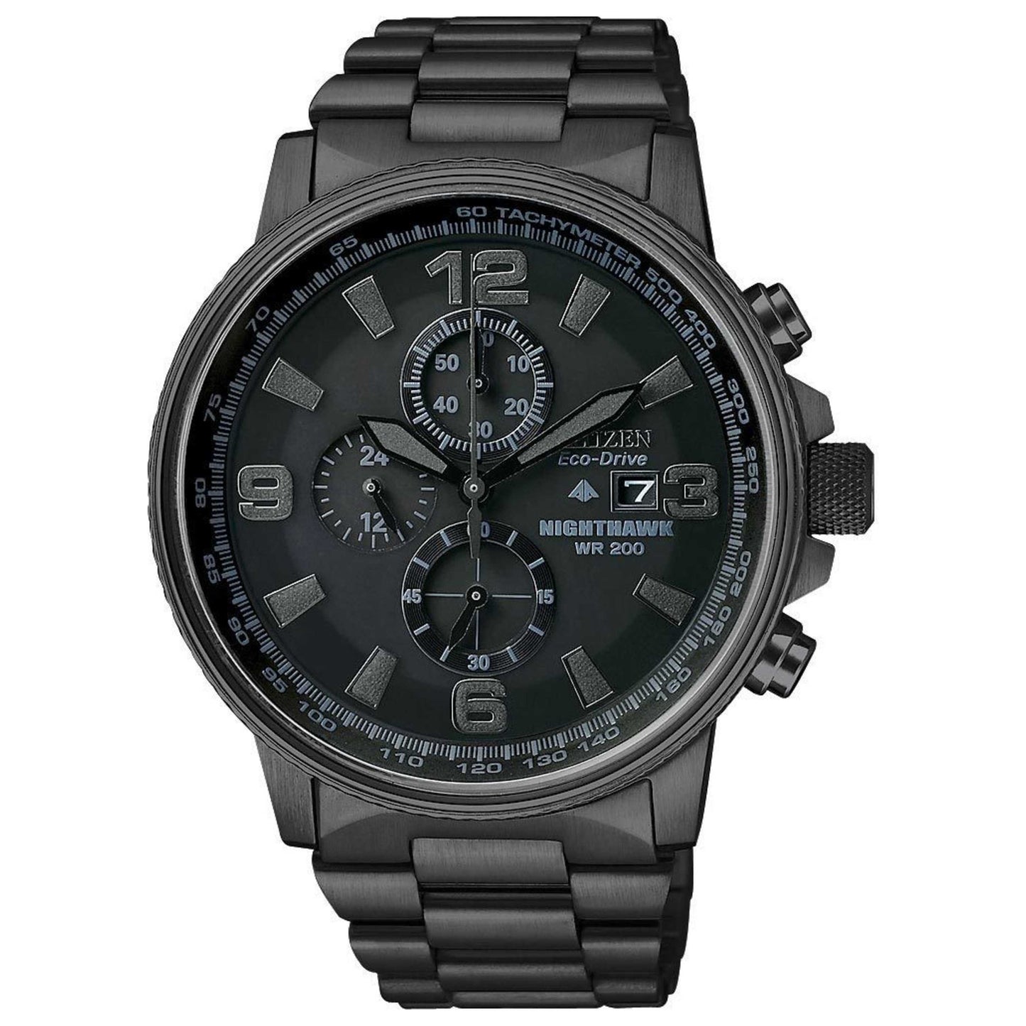 Front view of Citizen Nighthawk Men's Solar Watch CA0295-58E