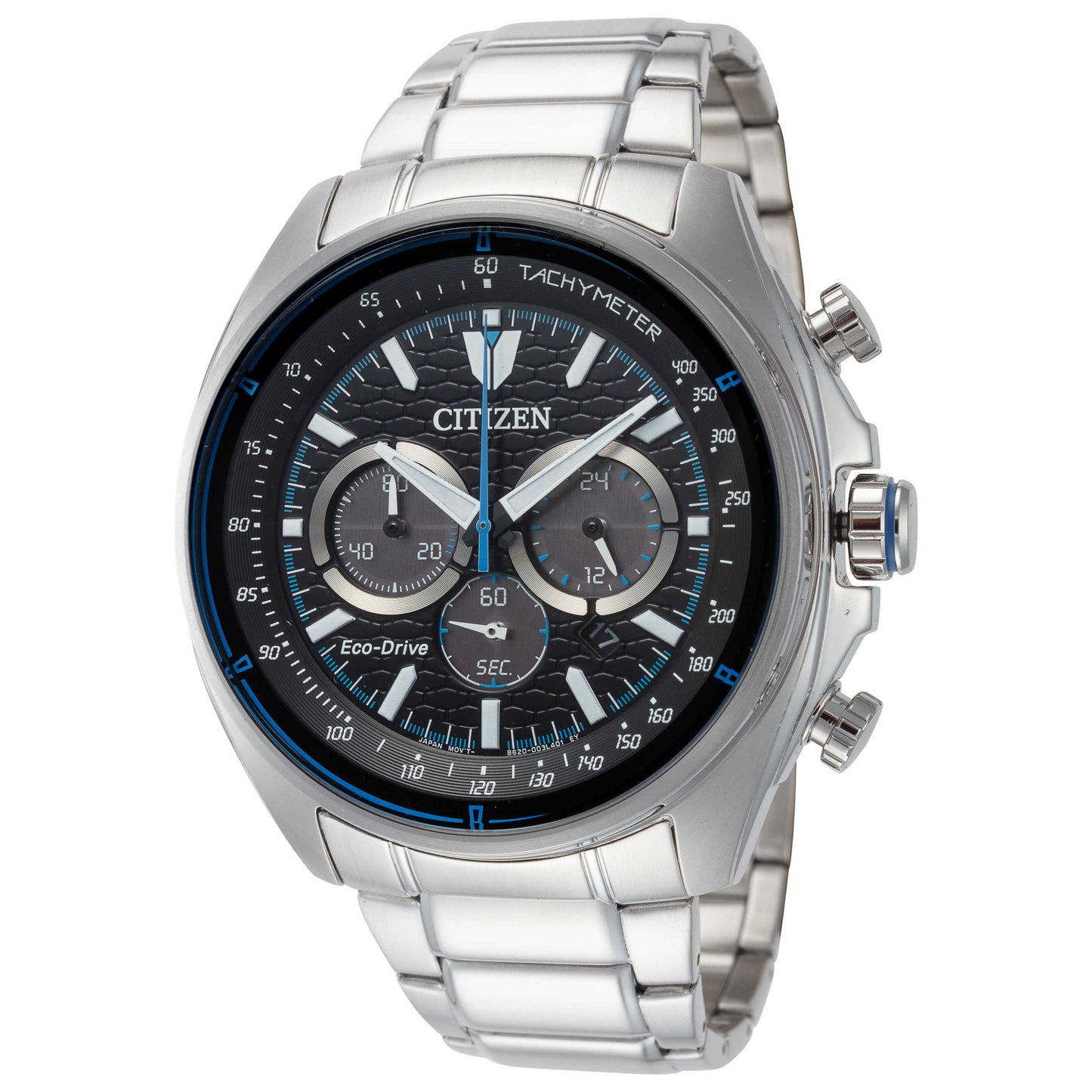 Front view of Citizen Classic Men's Solar Powered Quartz Eco-Drive Watch CA4560-81E