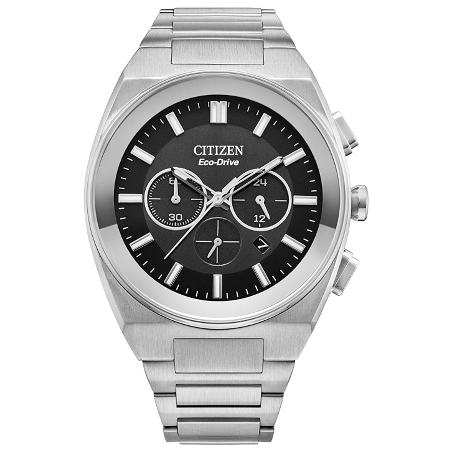 Front view of Citizen Axiom SC Men's Solar Powered Quartz Eco-Drive Watch CA4580-50E
