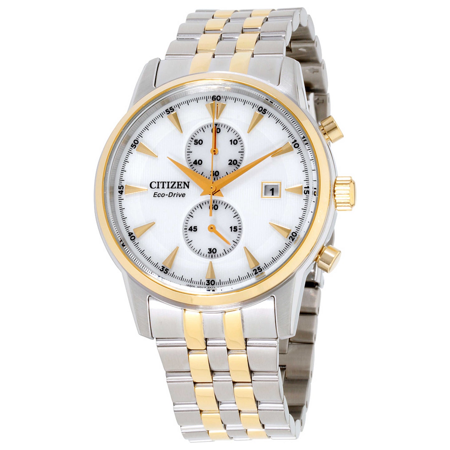 Front view of Citizen Corso Men's Solar Powered Quartz Eco-Drive Watch CA7004-54A