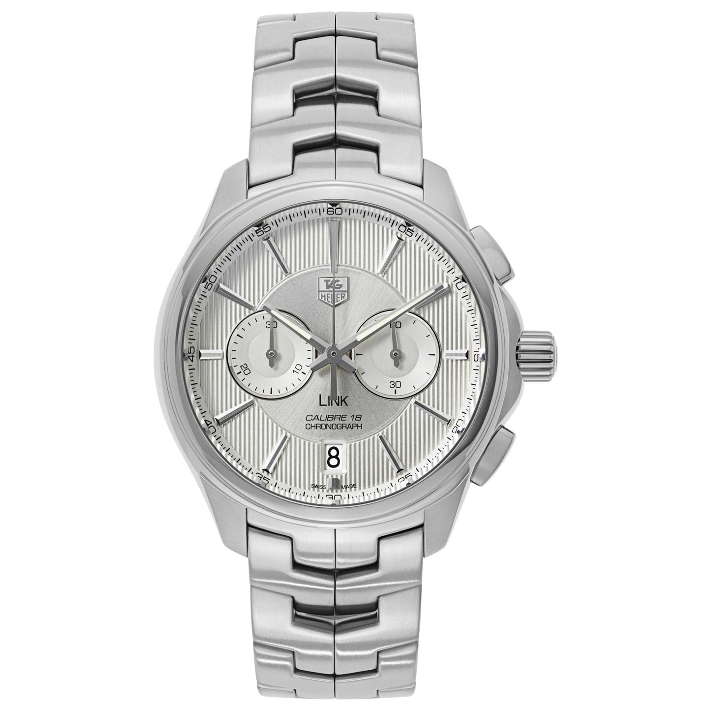 Front view of Tag Heuer Link Men's Automatic Watch CAT2111-BA0959