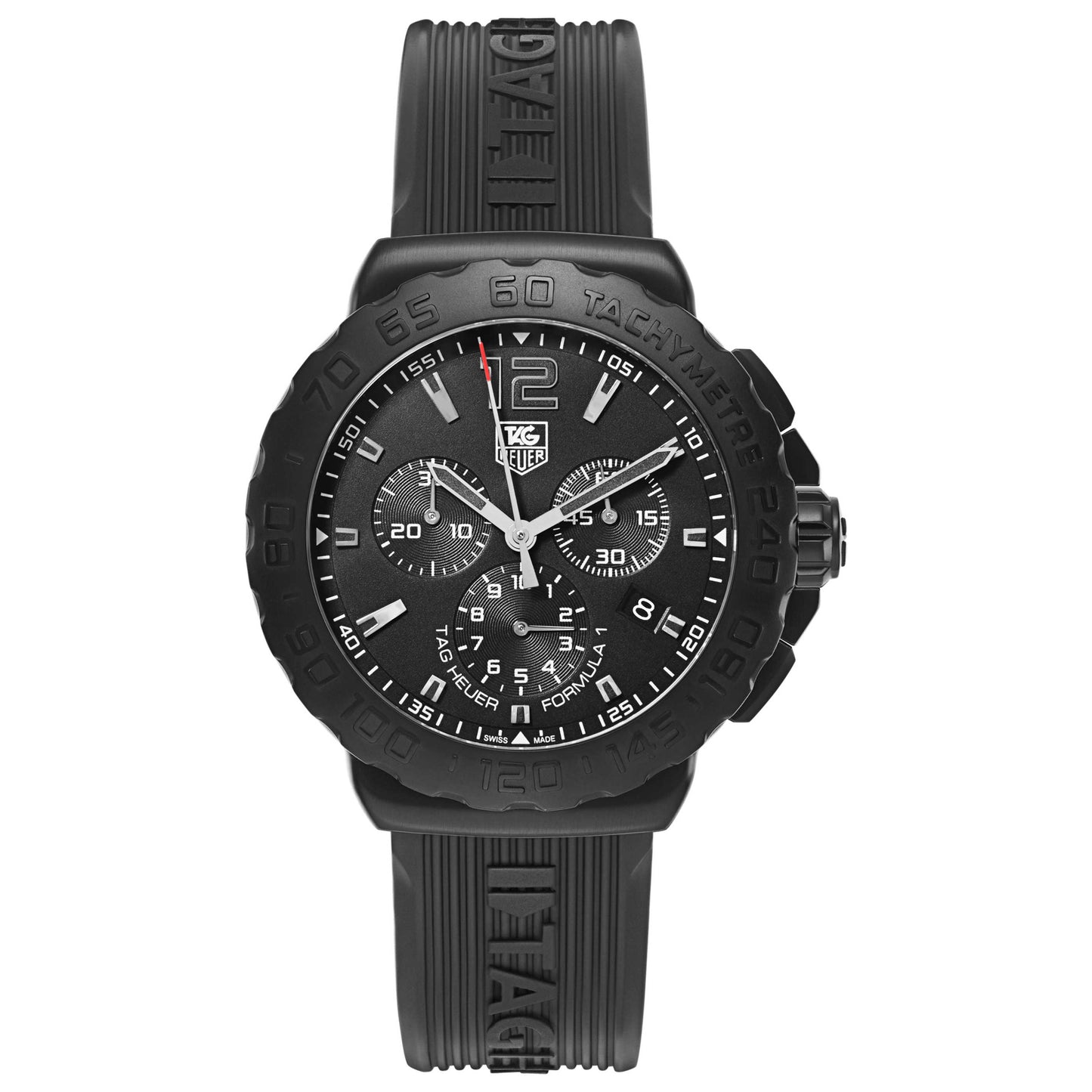 Front view of Tag Heuer Formula 1 Men's Swiss Quartz (Battery-Powered) Watch CAU1114-FT0624