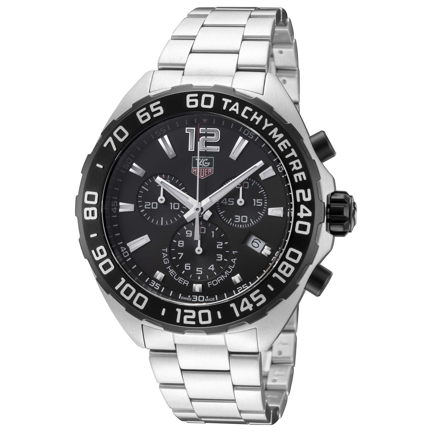 Front view of Tag Heuer Formula 1 Men's Swiss Quartz (Battery-Powered) Watch CAZ1110-BA0877