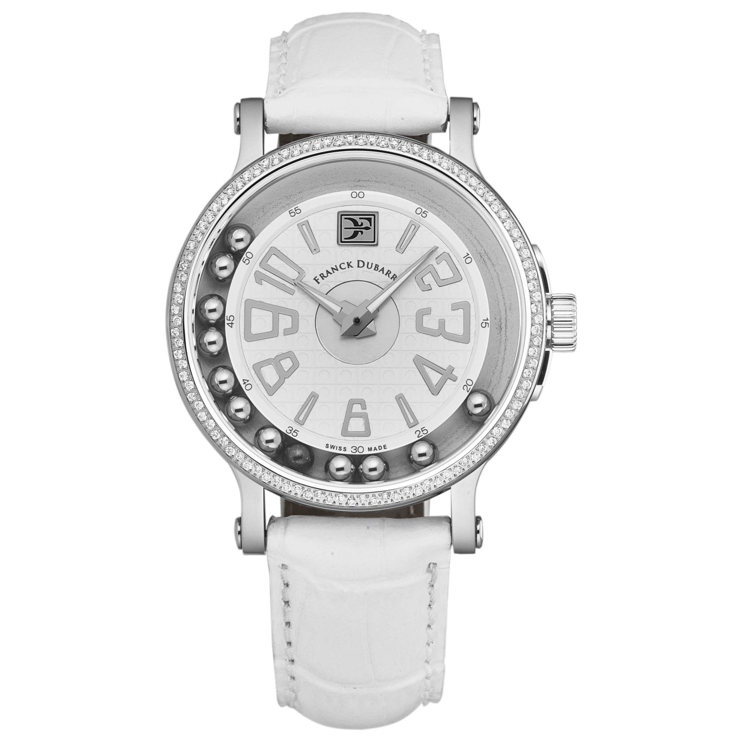 Front view of Franck Dubarry Crazy Balls Women's Quartz Watch CB-03-08