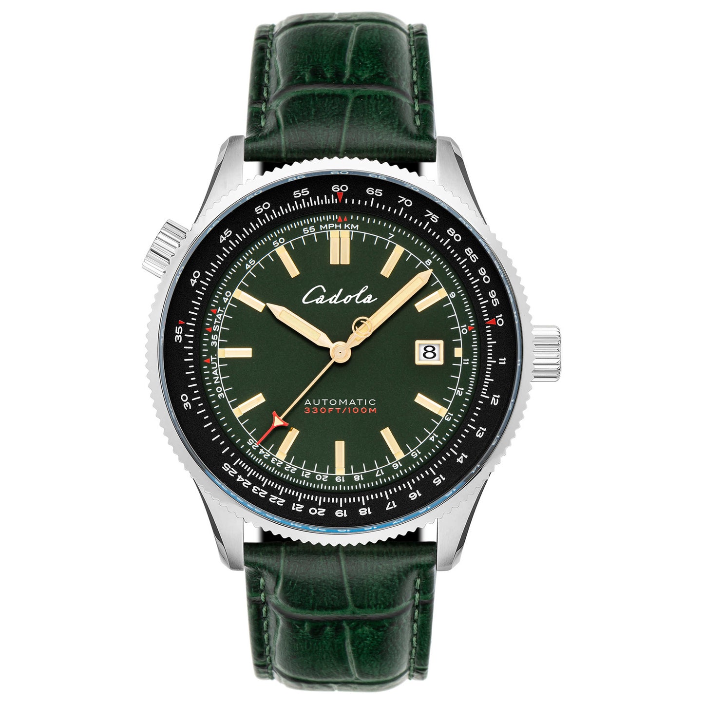 Front view of Cadola Aviateur Men's Automatic Watch CD-1008-04