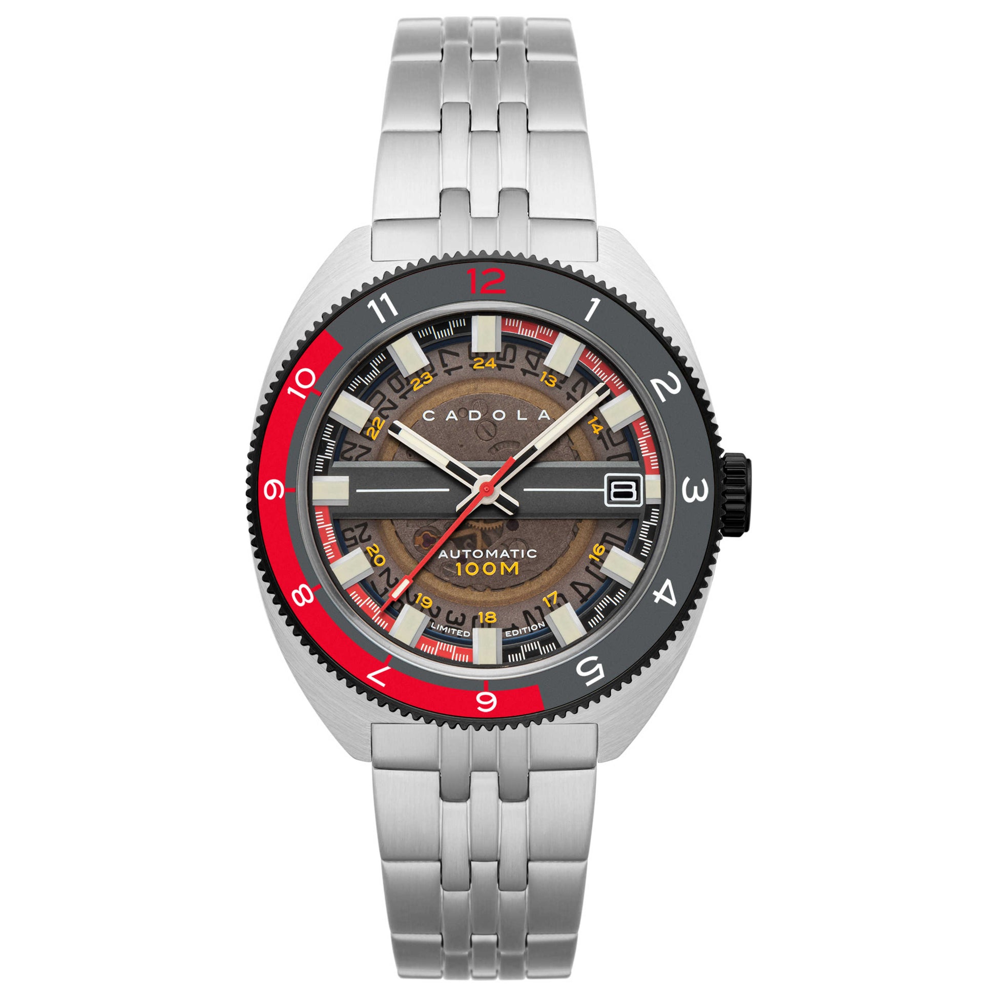 Front view of Cadola 1977 Men's Automatic Watch CD-1024-44