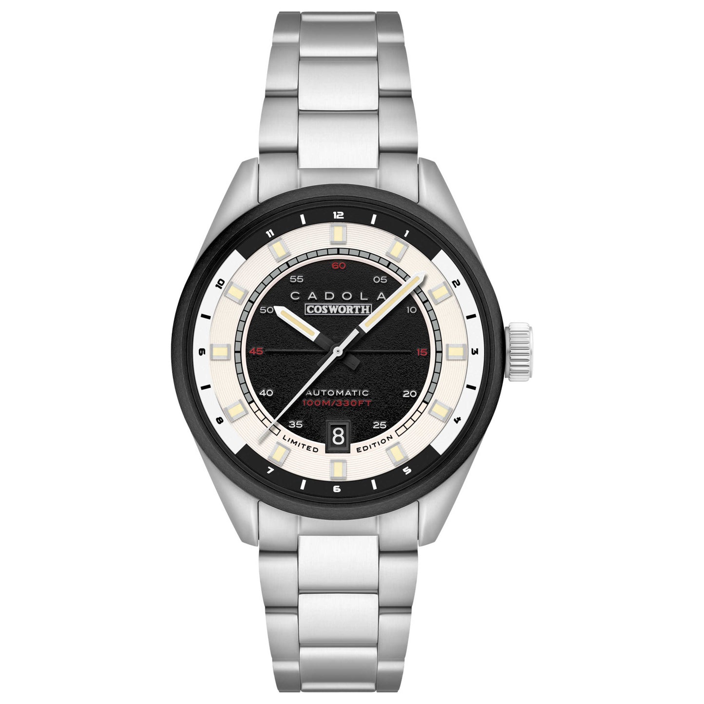 Front view of Cadola DFV-Cosworth Men's Automatic Watch CD-1025-BB