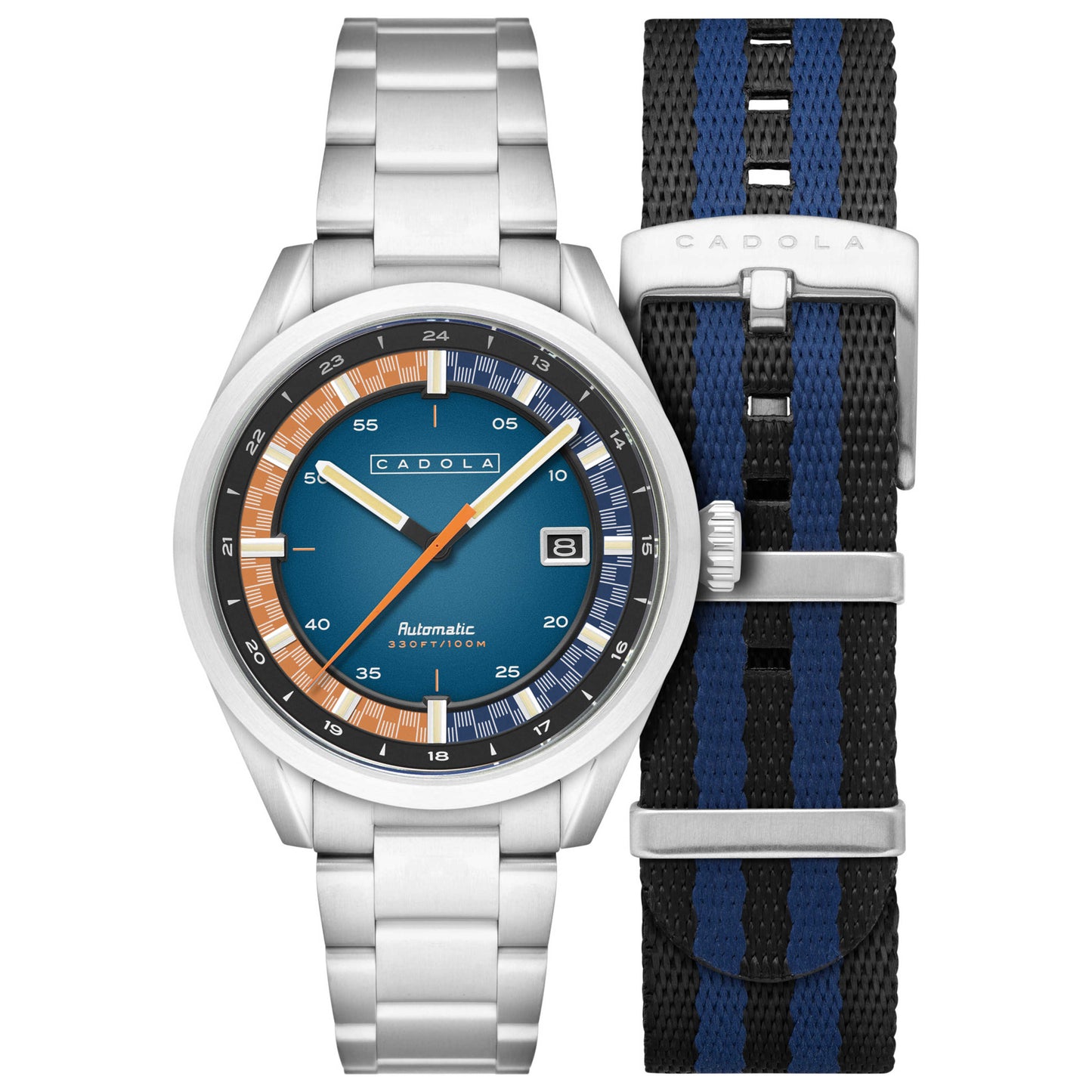 Front view of Cadola Paddock Men's Automatic Watch CD-1037-22