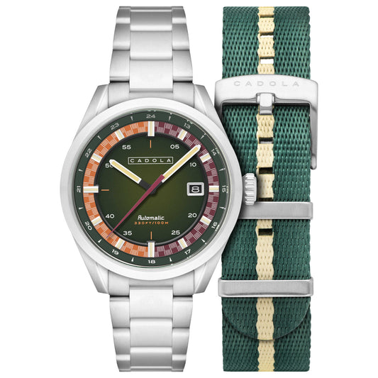 Front view of Cadola Paddock Men's Automatic Watch CD-1037-44