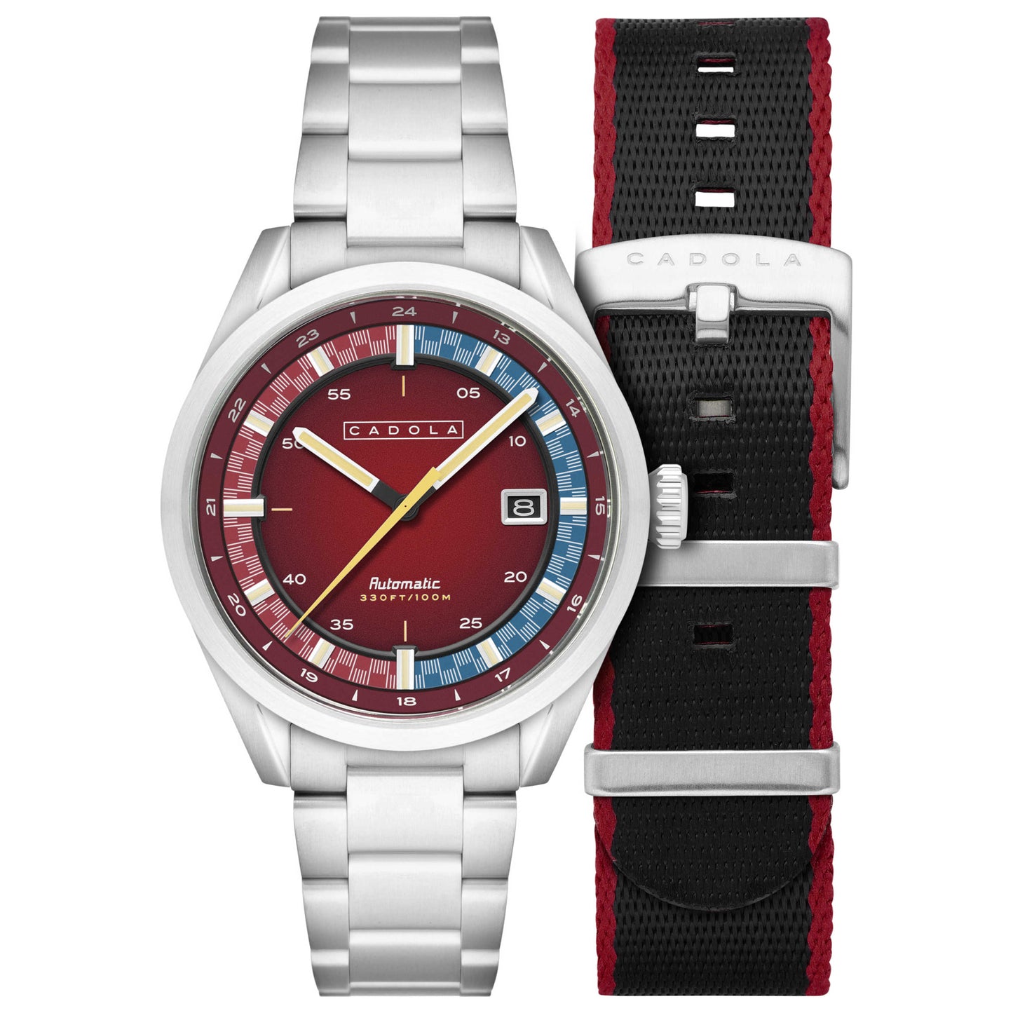 Front view of Cadola Paddock Men's Automatic Watch CD-1037-55