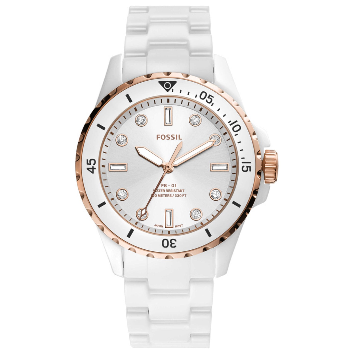 Front view of Fossil FB-01 Women's Quartz Watch CE1107