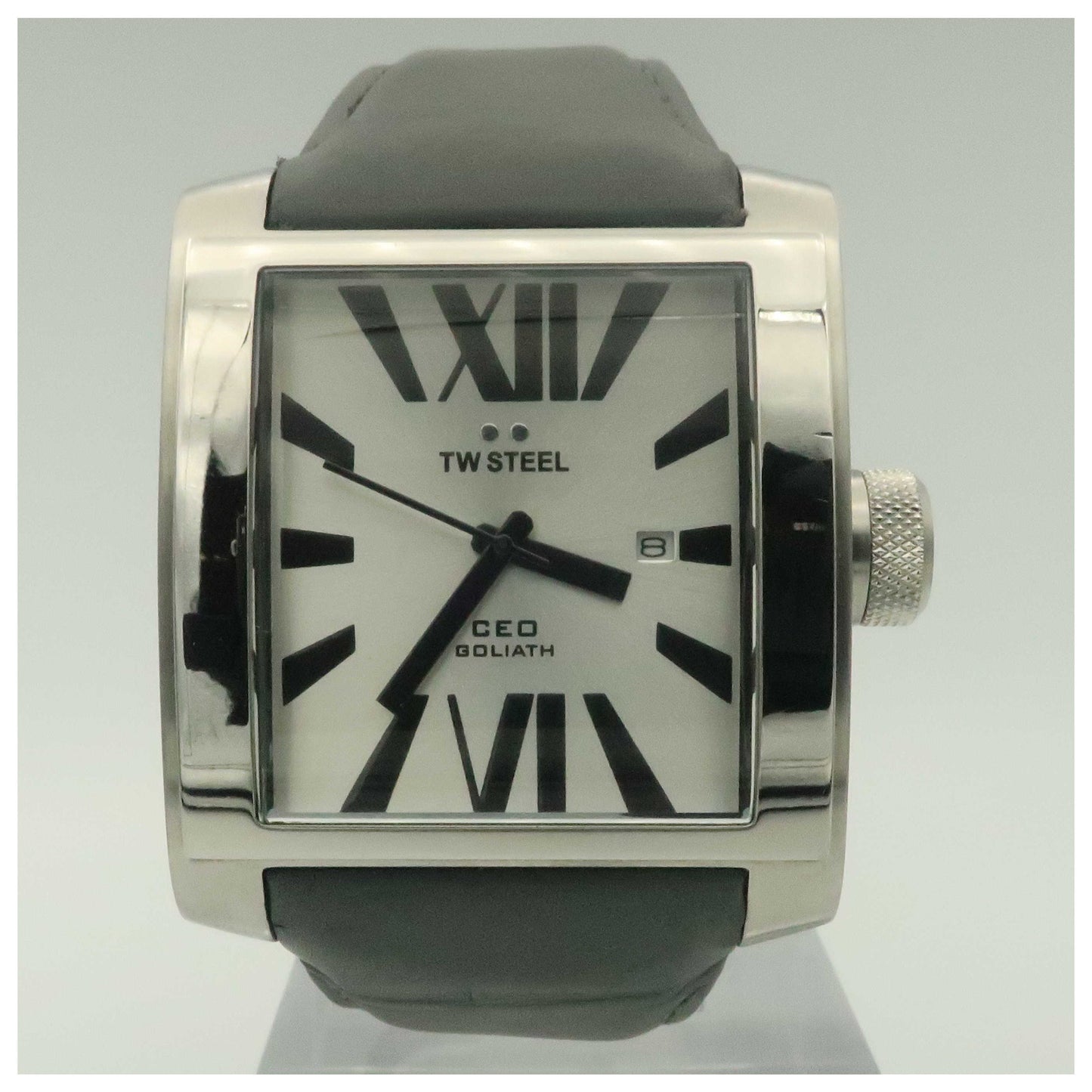 Front view of TW Steel CEO Goliath Men's Japanese Quartz (Battery-Powered) Watch CE3002-PO