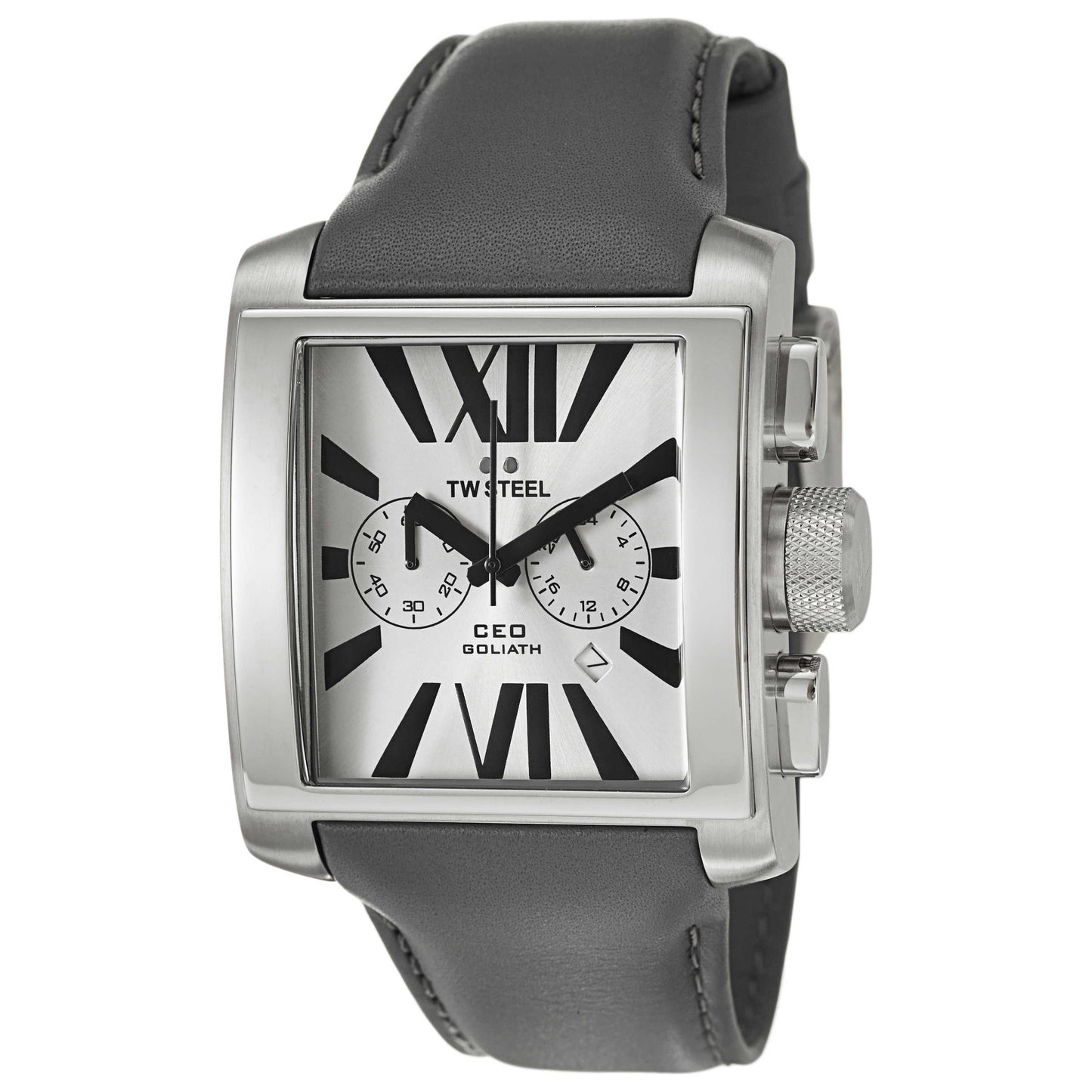 Front view of TW Steel CEO Goliath Men's Japanese Quartz (Battery-Powered) Watch CE3003