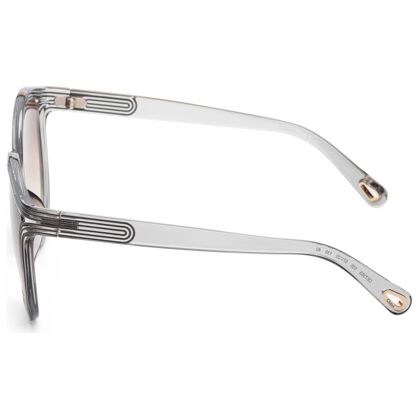 Left view of Chloe CE Women's Sunglasses CE738S-035