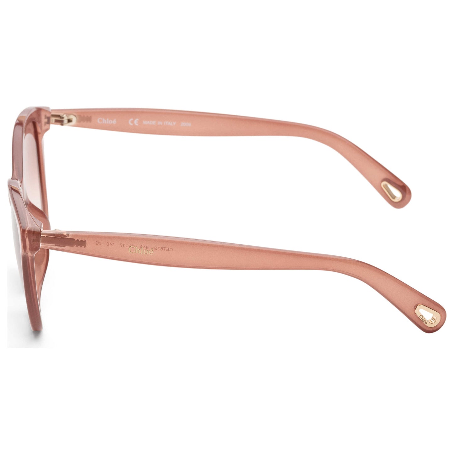 Left view of Chloe CE Women's Sunglasses CE767S-643