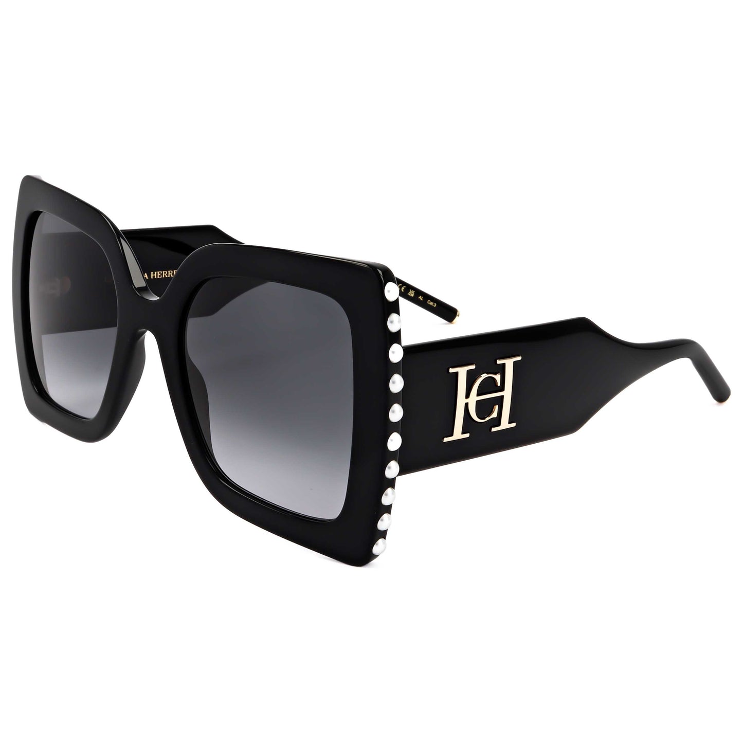 Front view of Carolina Herrera Women's Sunglasses CH0001-S-807-55