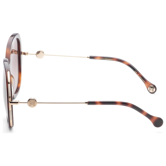 Left view of Carolina Herrera Women's Sunglasses CH0019-S-05L-54