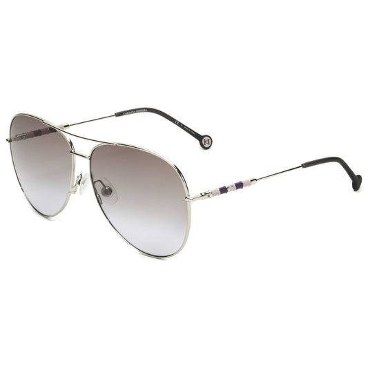 Front view of Carolina Herrera Women's Sunglasses CH0034S-03YG-QR