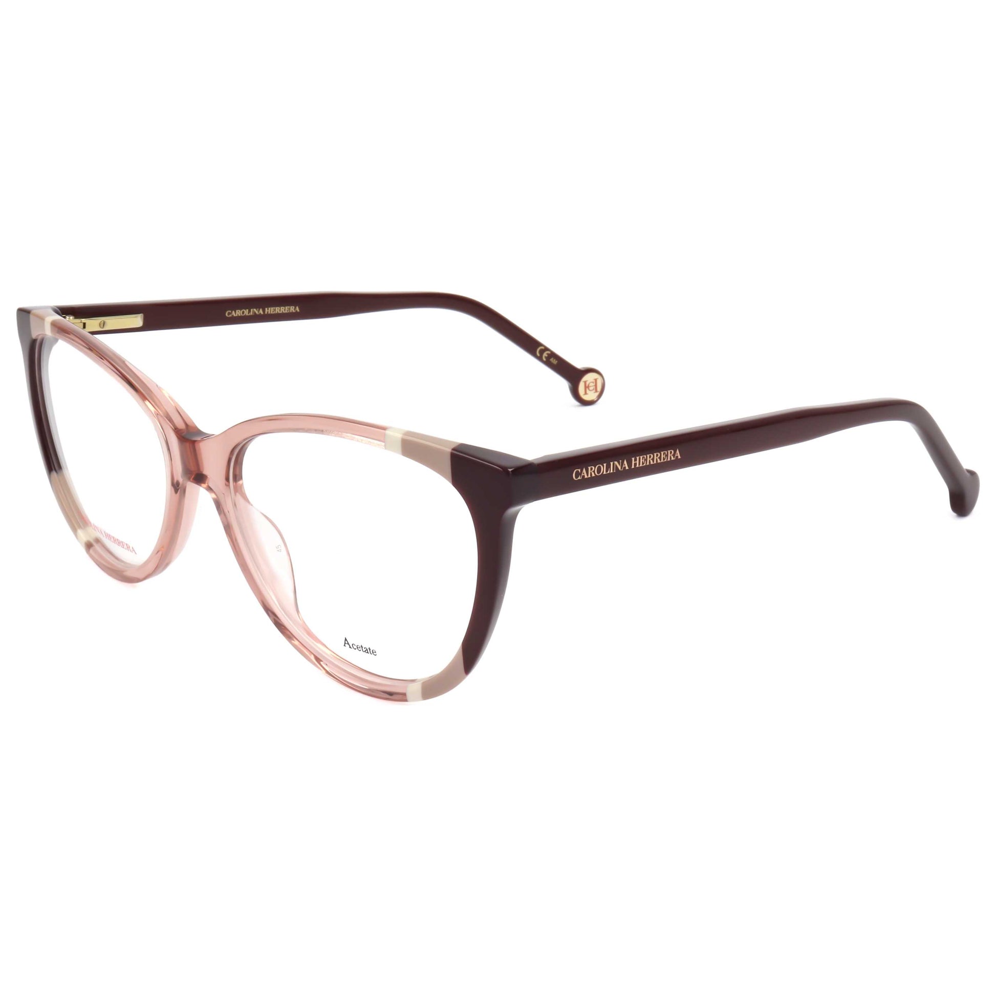 Front view of Carolina Herrera Women's Opticals CH0064-C19-55