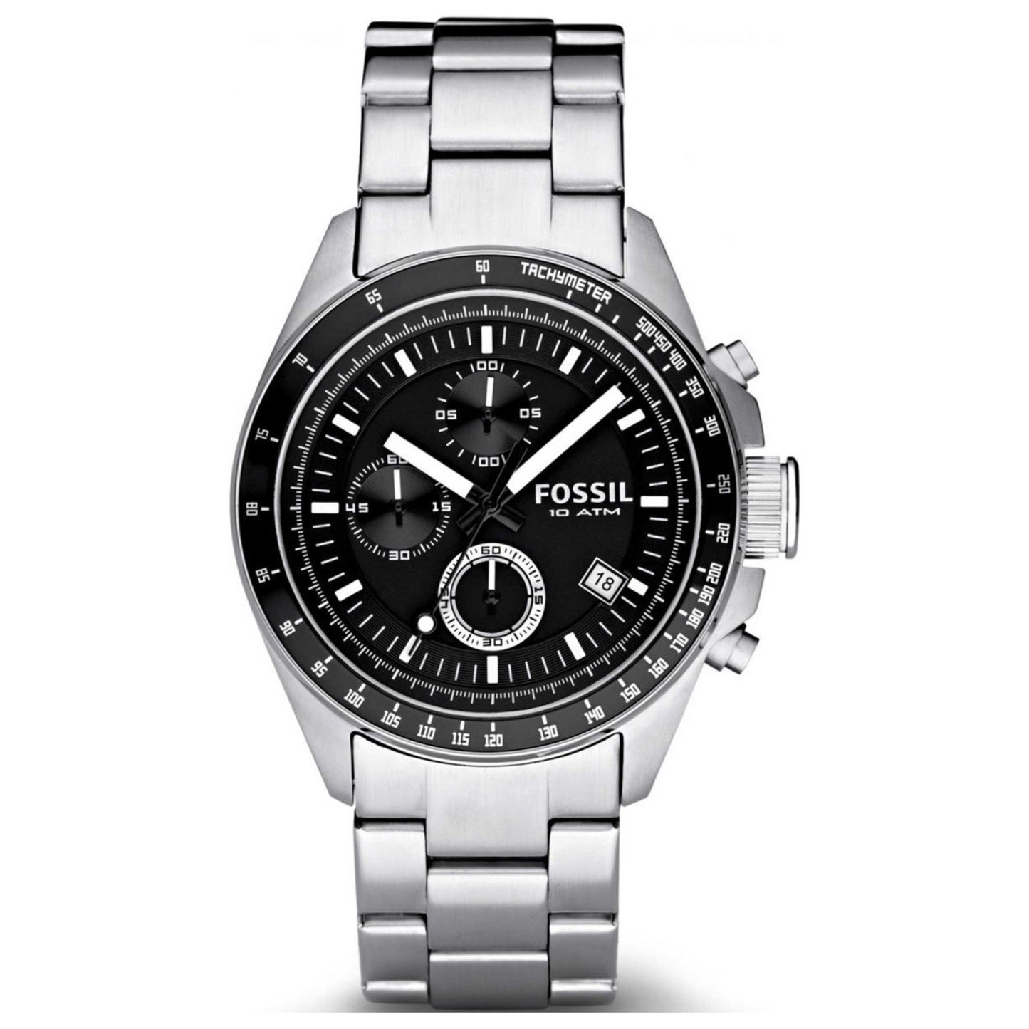 Front view of Fossil Decker Men's Quartz Watch CH2600IE