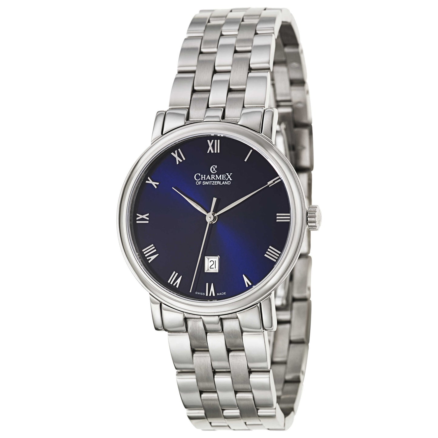 Front view of Charmex Cologne Men's Swiss Quartz (Battery-Powered) Watch CHX-2002