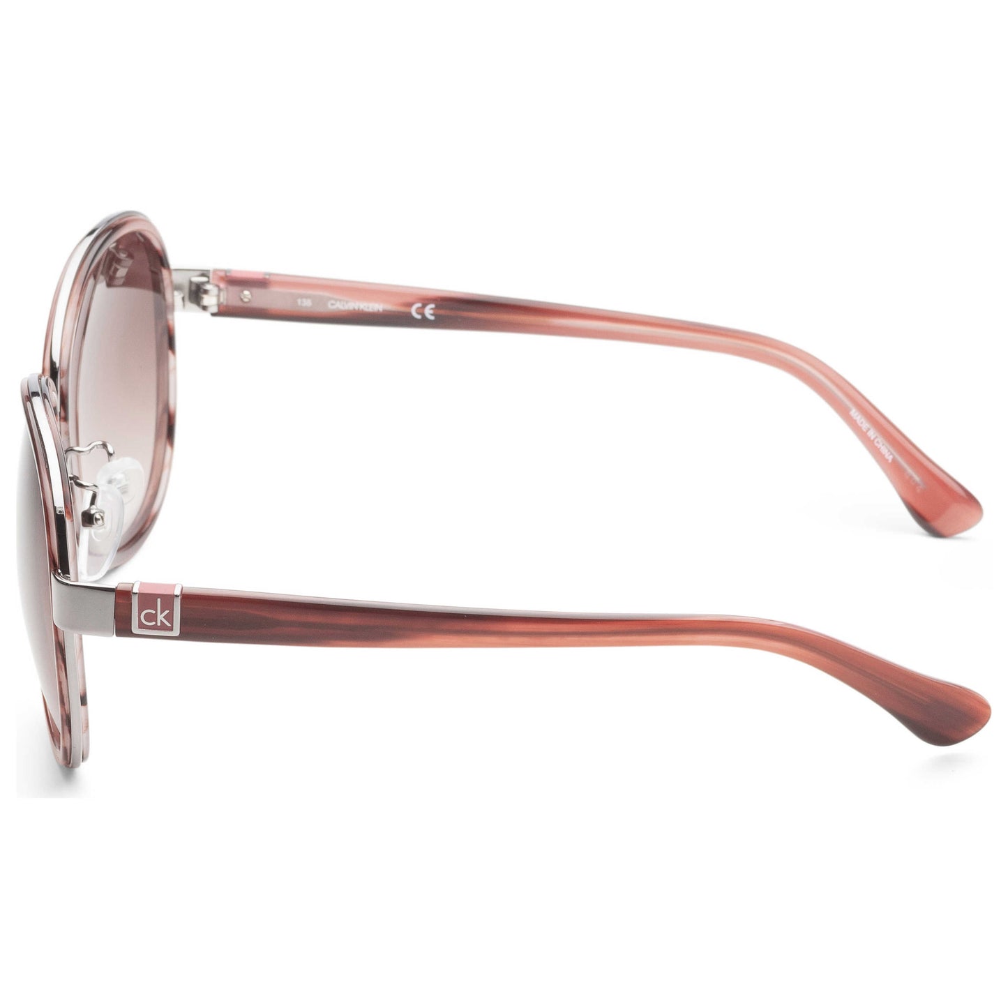 Left view of Calvin Klein Women's Sunglasses CK1208SA-046