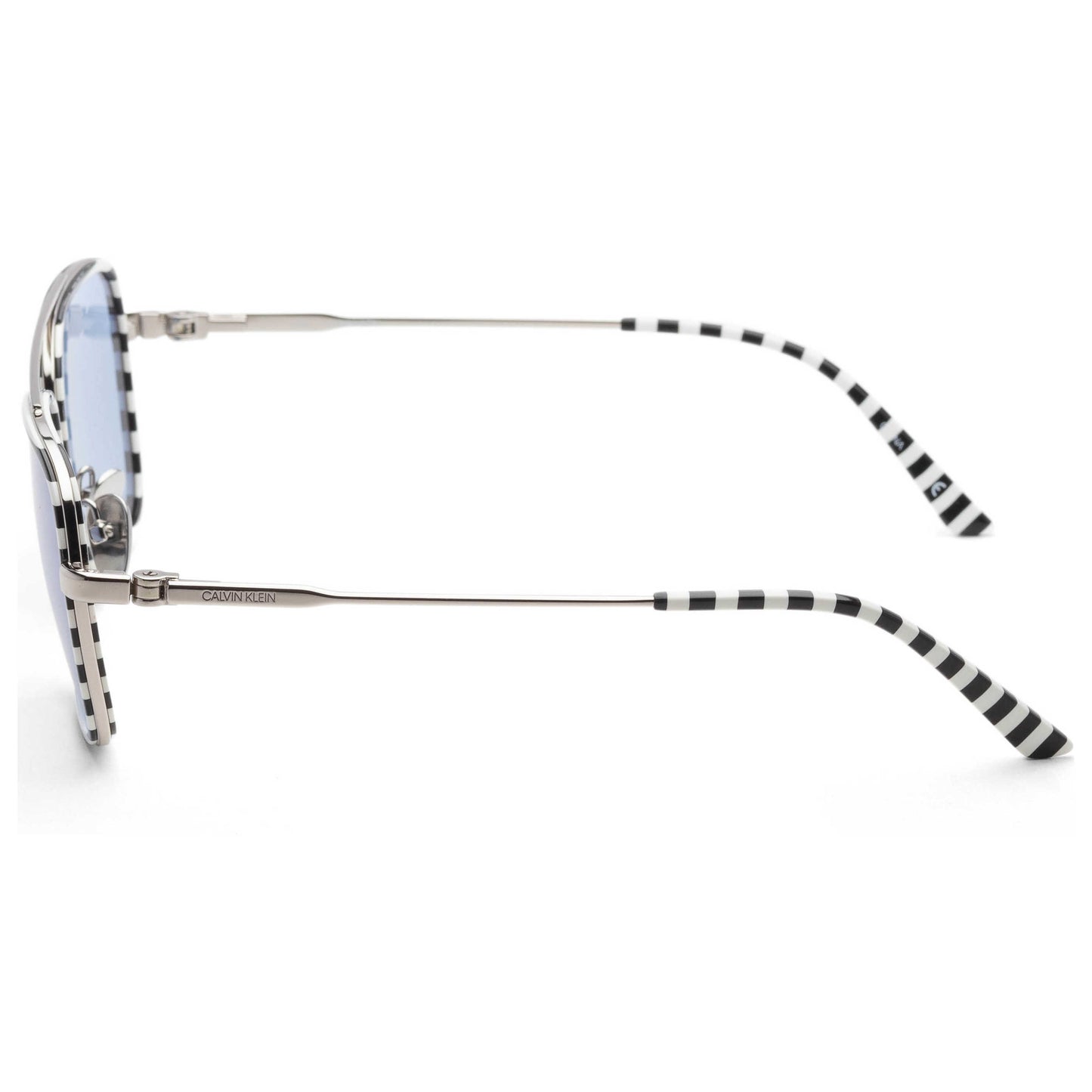 Left view of Calvin Klein Men's Sunglasses CK18102S-199-55