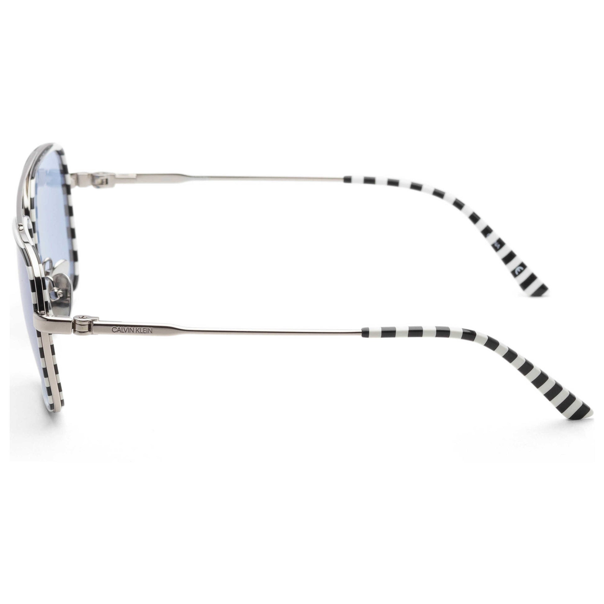 Left view of Calvin Klein Men's Sunglasses CK18102S-199-55