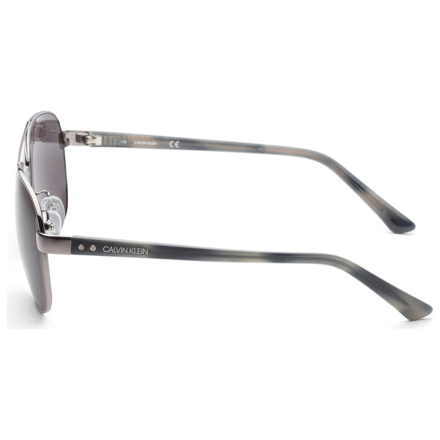 Left view of Calvin Klein Platinum Label Men's Sunglasses CK18303SK-008