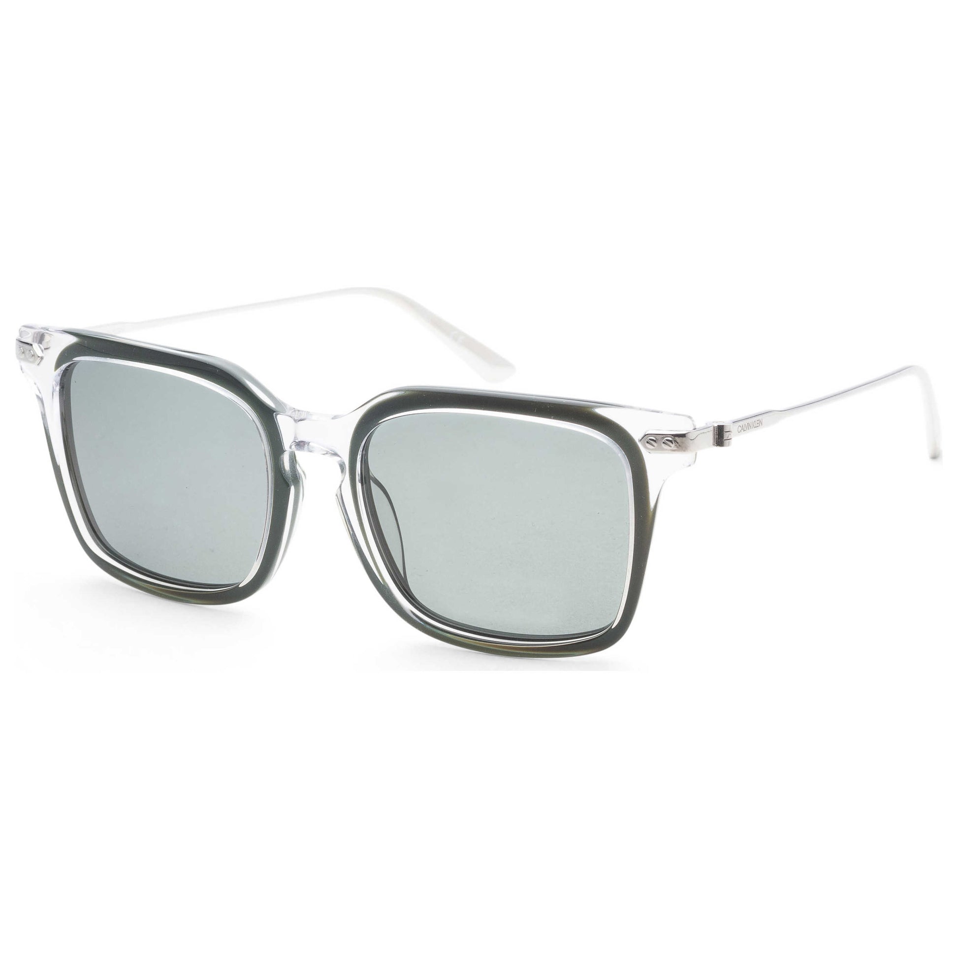 Front view of Calvin Klein Men's Sunglasses CK18702S-395-54