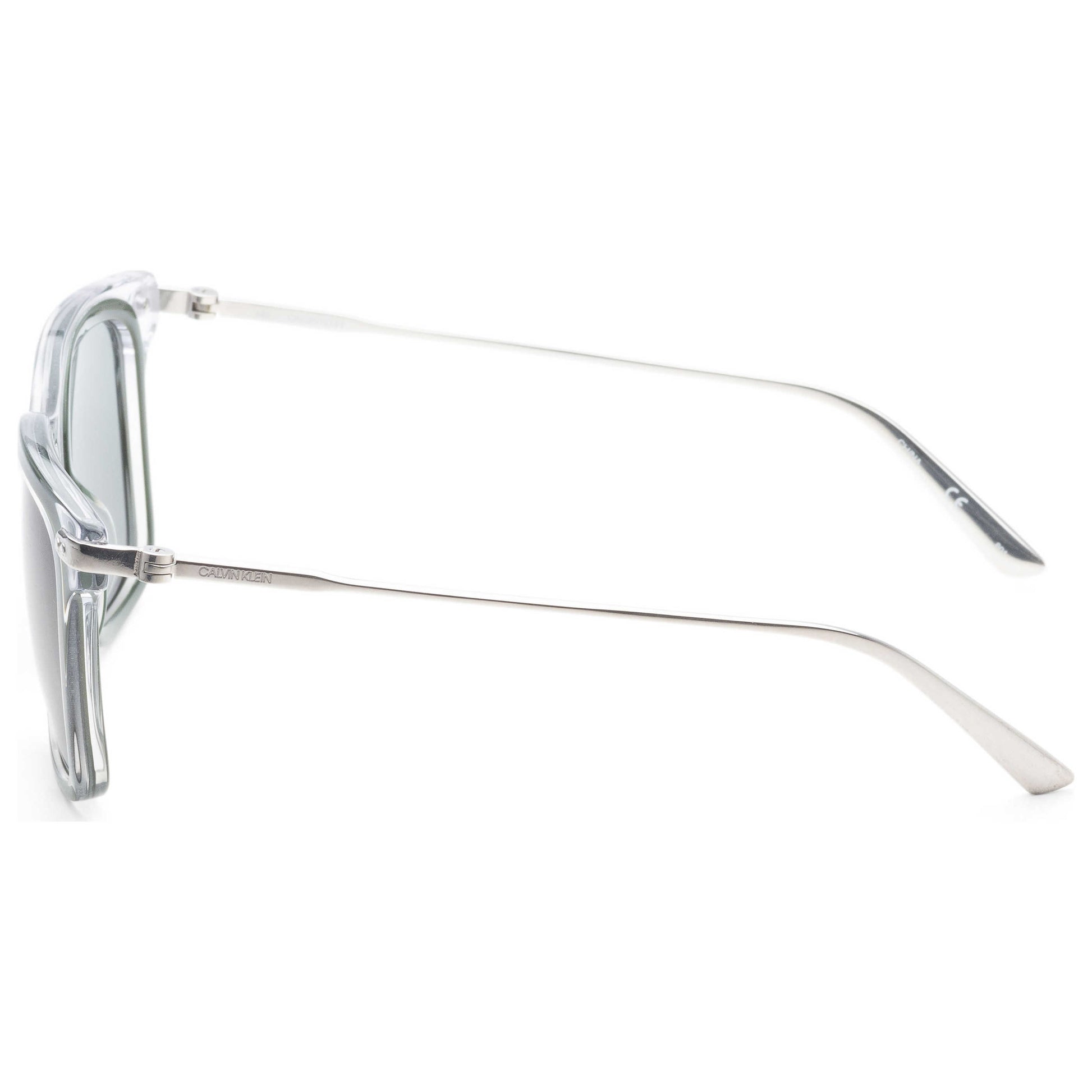 Left view of Calvin Klein Men's Sunglasses CK18702S-395-54