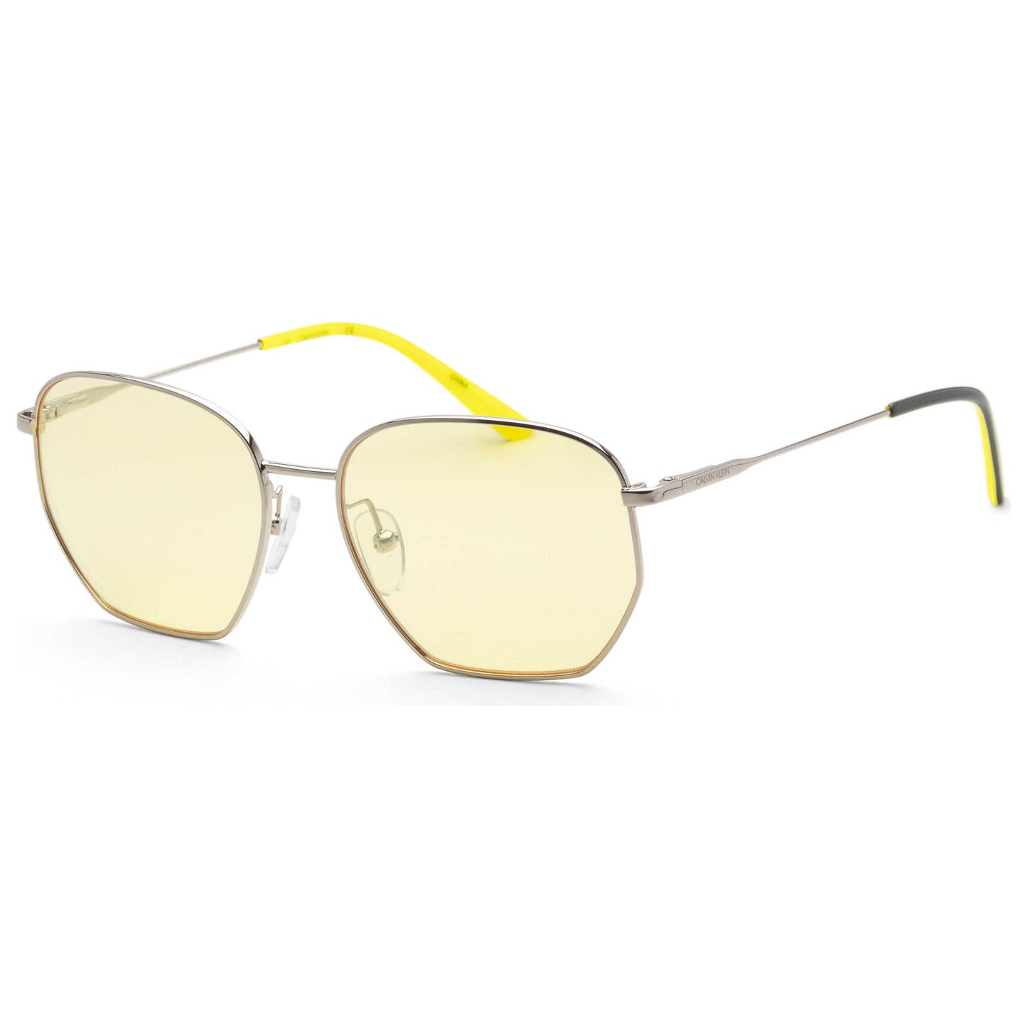 Front view of Calvin Klein Unisex Sunglasses CK19102S-045-53