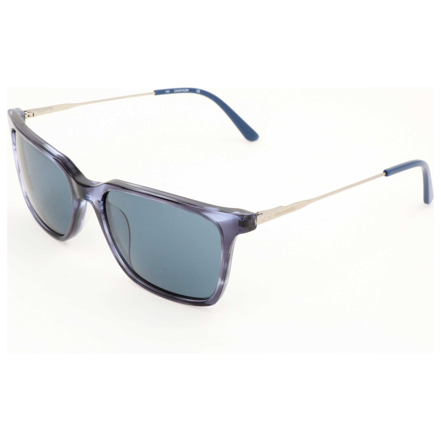 Front view of Calvin Klein Men's Sunglasses CK19703S-421-56