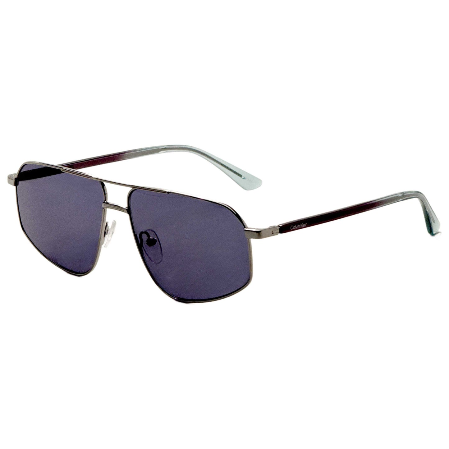 Front view of Calvin Klein Men's Sunglasses CK23126S-014-59