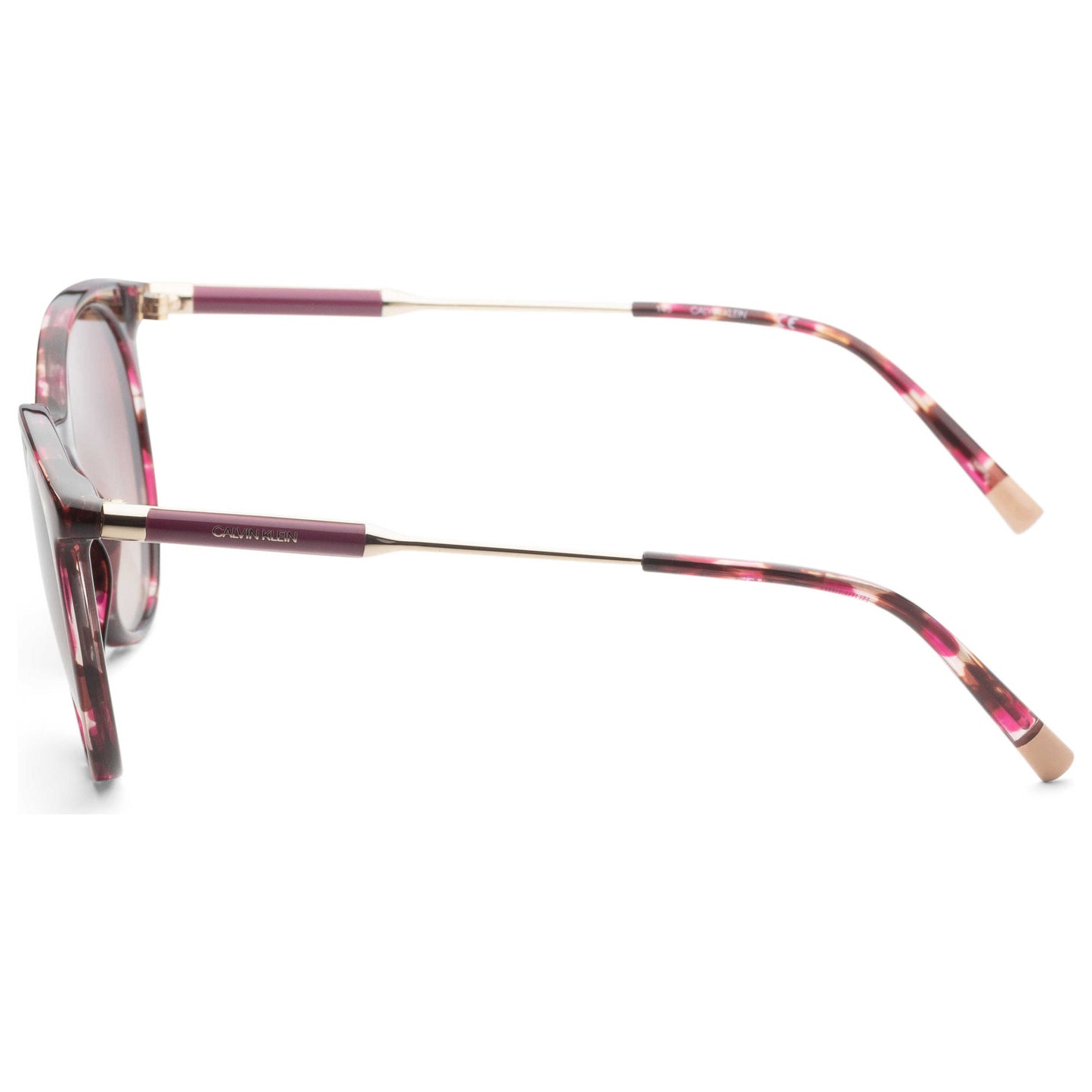 Left view of Calvin Klein Platinum Label Women's Sunglasses CK3208S-528