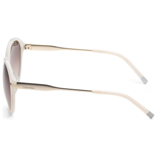 Left view of Calvin Klein Women's Sunglasses CK4332SA-107
