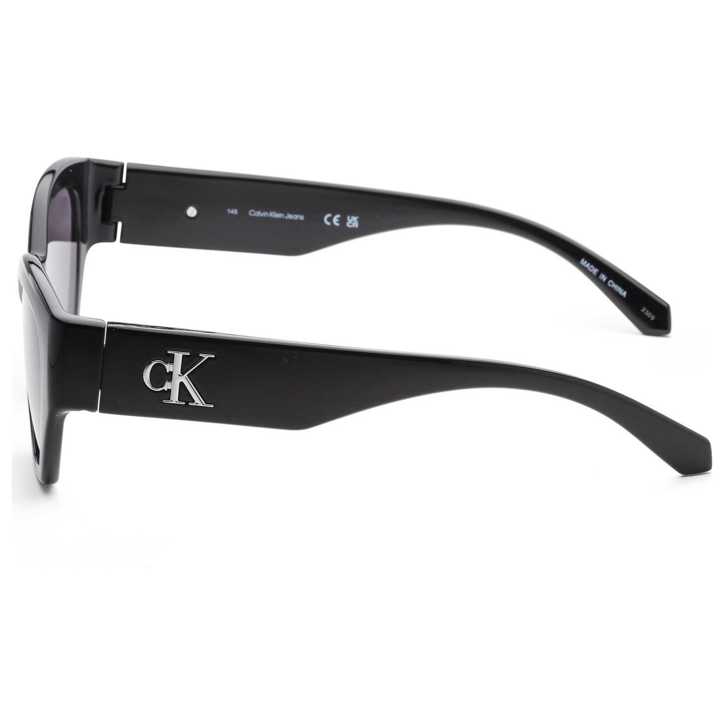Left view of Calvin Klein Calvin Klein Jeans Women's Sunglasses CKJ22634S-001