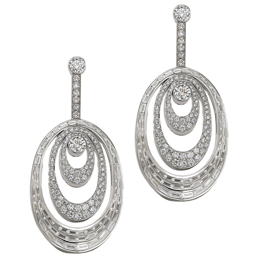 Front view of Audemars Piguet Jewelry Millenary Women's Earrings CL0727-BCU-CB-Z000